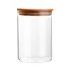Imagen de Frasco de vidrio con tapa hermética de madera 1,4 Litros
