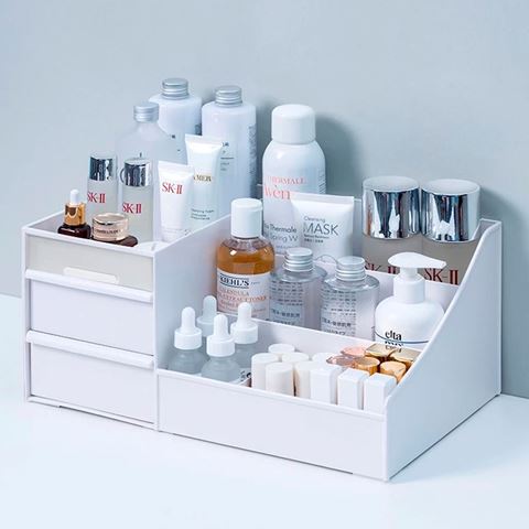 Imagen de Organizador cosmetiquero plástico con cajones multifuncional