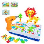 Imagen de Puzzle mosaico 3D para armar con herramientas