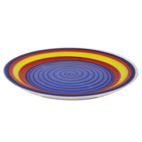 Imagen de Plato cerámica líneas espiral