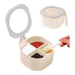 Imagen de Dispensador para condimentos-4 divisiones con cucharas