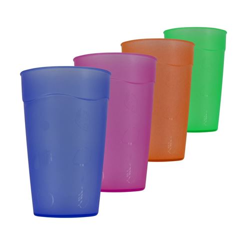 Imagen de Vasos plásticos color opacos  4 unidades