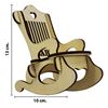 Imagen de Mecedora adorno en madera
