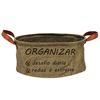 Imagen de Organizador de tela plegable redondo con asa