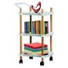 Imagen de Mesa Carrito Organizador 3 Estantes con Ruedas