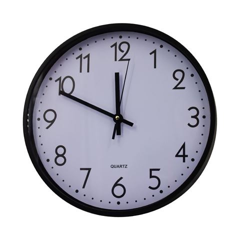 Imagen de Reloj de pared redondo color liso 29 cm