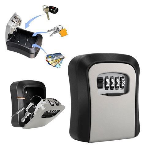 Imagen de Caja de seguridad para llaves y tarjetas con combinación