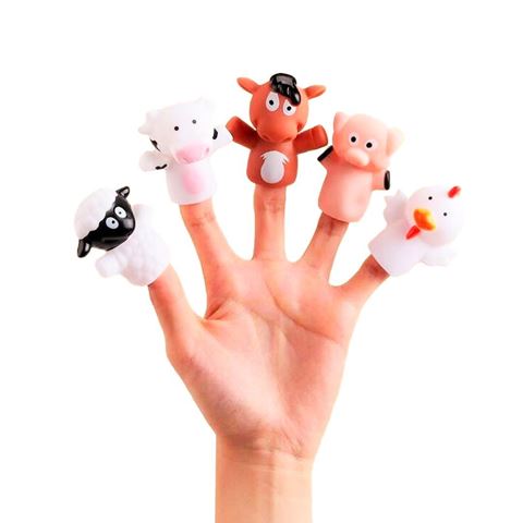 Imagen de Titeres para dedos-animales