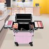 Imagen de Maleta De Maquillaje Con Asa Extensible Y Ruedas Para Maquilladoras Peluqueras
