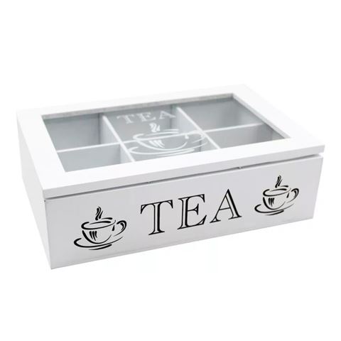 Imagen de Caja para té con vidrio visor