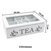 Imagen de Caja para té con vidrio visor
