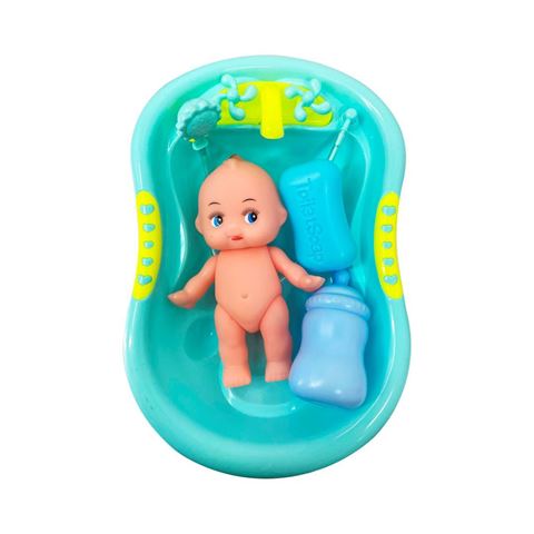 Imagen de Bebote en bañito con accesorios