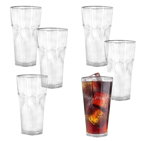 Imagen de Vaso de vidrio 6 unidades 350 ml