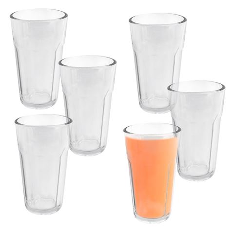 Imagen de Vaso de vidrio 6 unidades 400 ml