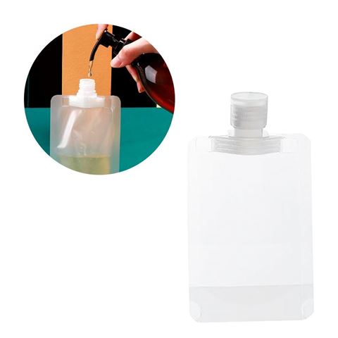 Imagen de Botella plastica flexible con tapon-para viaje C/U