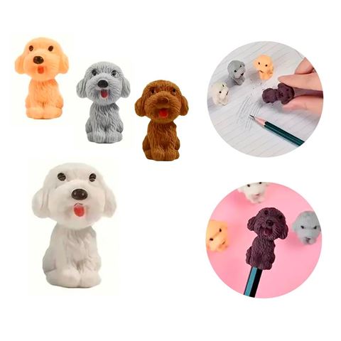 Imagen de Goma borrar 3D- perro puntero para lapiz