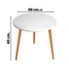 Imagen de Mesa ratona Living Mesa redonda 3 patas madera Tipo Eames