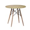 Imagen de Mesa Redonda Tipo Eames Reforzada Patas Madera