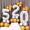 Imagen de Globos metalizados Números con Corona