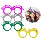 Imagen de Lentes cotillon feliz cumpleaños 6pc.