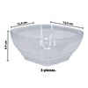 Imagen de Bowls x 3 pzas transparentes