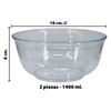 Imagen de Bowls redondo x 2 pzas transparentes