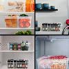 Imagen de Organizadora transparente para heladera rectangular con divisiones