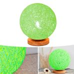 Imagen de Lámpara luna LED tejida tipo nido con control remoto