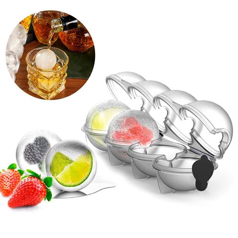 Imagen de Molde para hielos redondos 4 cavidades