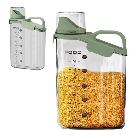 Imagen de Recipiente hermético con pico vertedor y taza medidora 2500ml