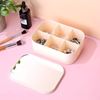 Imagen de Caja organizadora rectangular para maquillajes con espejo