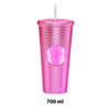 Imagen de Vaso texturado con tapa y sorbito 700 ml