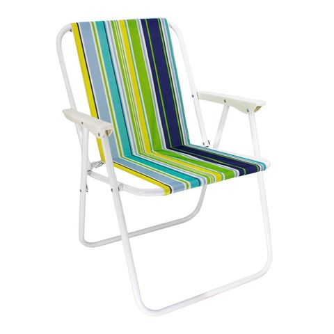 Imagen de Silla plegable a rayas-color