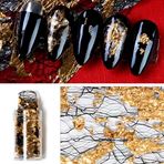 Imagen de Apliques decoración para uñas  papel foil