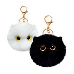Imagen de Llavero carita peluda con ojos-mosqueton