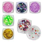 Imagen de Apliques brillosos para rostro o cabello -  Colores Surtidos