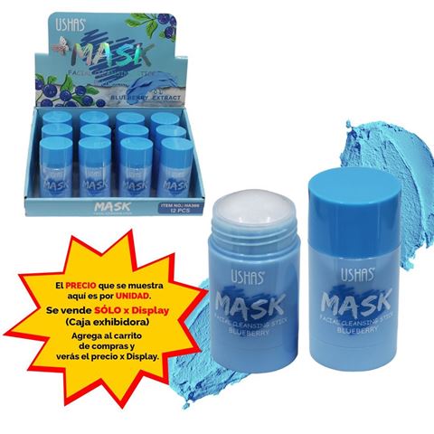 Imagen de Mascara Ushas barra de limpieza facial-arandano