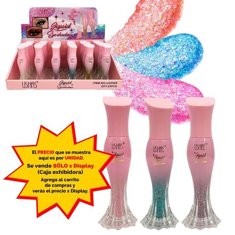 Imagen de Sombra líquida para ojos con glitter Ushas