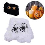 Imagen de Tela araña blanca y negra