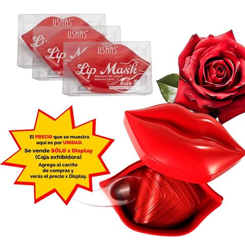 Imagen de Mascara Hidratante E Iluminadora Para Labios Rosas Ushas