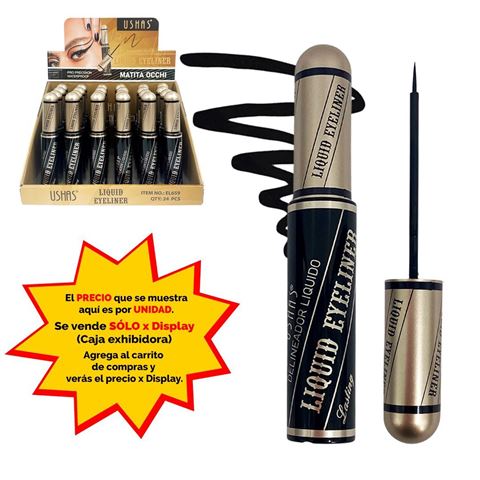 Imagen de Delineador liquido Ushas para ojos waterproof-EL659