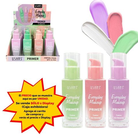 Imagen de Primer en crema Ushas 3 tonos