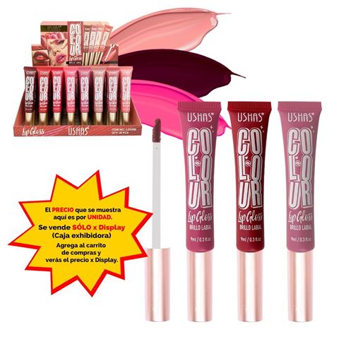 Imagen de Brillo labial Ushas color c/aplicador - LG2496