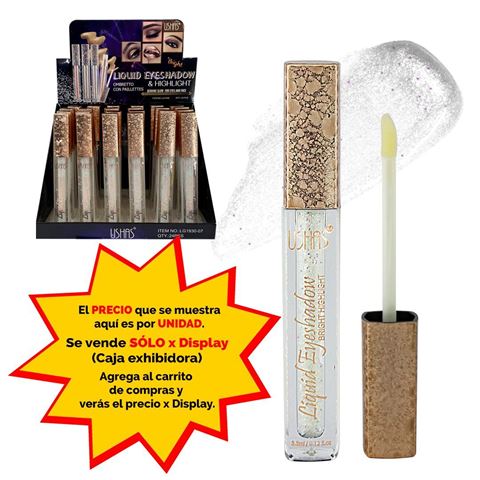 Imagen de Sombra líquida para ojos con glitter Ushas