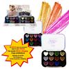 Imagen de Sombra Glitter Para Rostro Diseño corazón 12 Tonos Ushas