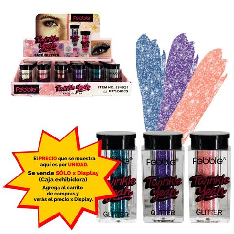 Imagen de Glitter facial  Febble