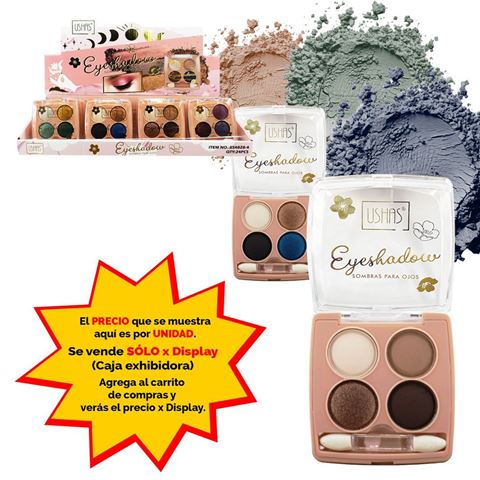 Imagen de Petaca Ushas sombras 4 tonos con aplicador-ES4020-4