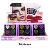 Imagen de Petaca Ushas sombras con glitter 6 tonos corazón-ES4032