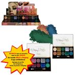 Imagen de Sombras de ojos  combinadas con glitter 10 tonos  Ushas