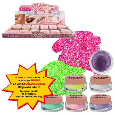 Imagen de Sombra Glitter en gel  Febble